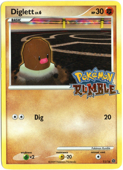 Pokemon Diglett - 11/16 - Losse Kaart - LP