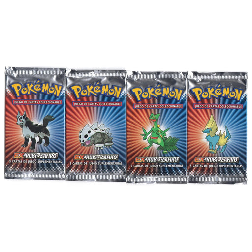 Pokemon Ex Ruby & Sapphire 4x Booster (Set) - Spaans