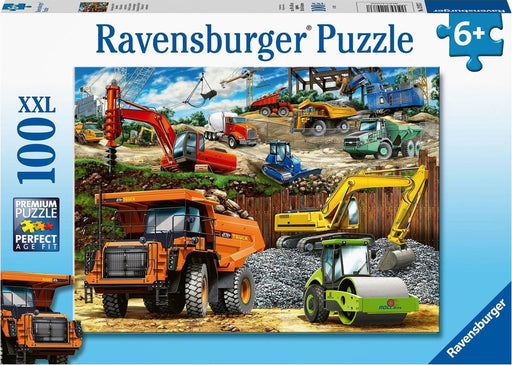 Ravensburger Bouwvoertuigen - 100 Stukjes - Puzzel (Nieuw)