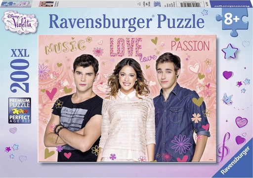 Ravensburger Disney Violetta Violetta, Tomas & Leon - 200 Stukjes XXL - Puzzel (Nieuw)