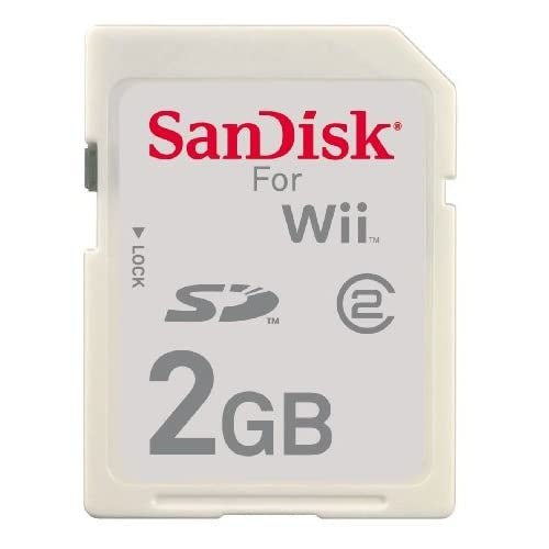 SanDisk 2GB SD Memory Card voor Nintendo Wii