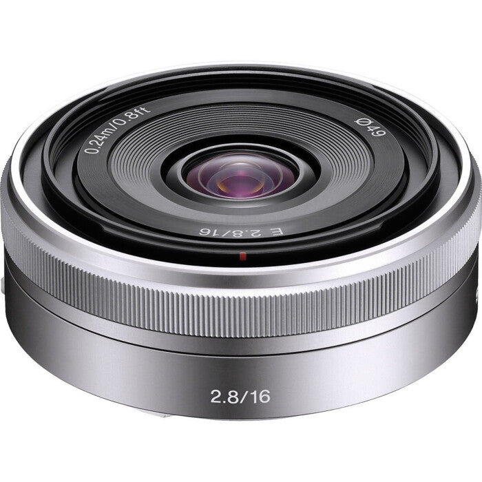 SEL E 16mm f/2.8 Zilver (SEL16F28)