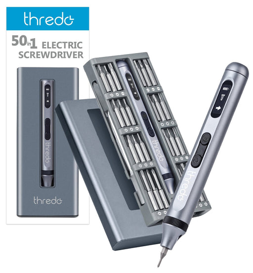 Thredo 50 - in - 1 Elektrische Schroevendraaier Set - Professionele Precisie Toolkit voor Reparaties (Retourdeal)