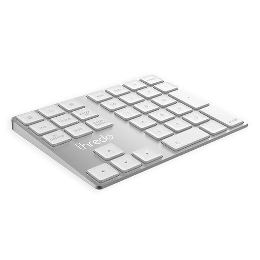 Thredo Bluetooth Numeriek Keypad - Zilver Aluminium (Nieuw)