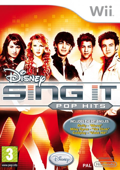 Wii Disney Sing It Pop Hits