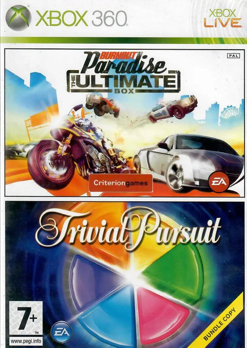 Xbox 360 Burnout Paradise: The Ultimate Box + Trivial Pursuit