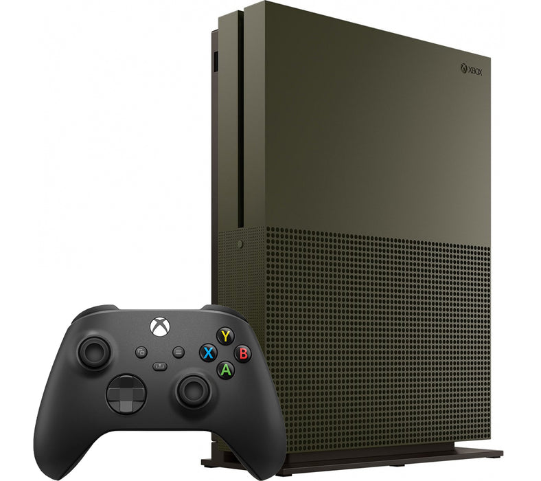 Xbox One S - 1 TB Console - Groen/Military Green (Incl. zwarte controller)