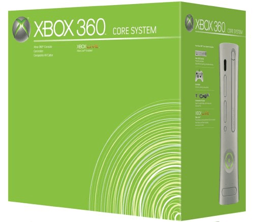 Xbox 360 Core (Geen HDMI) Console (In doos)