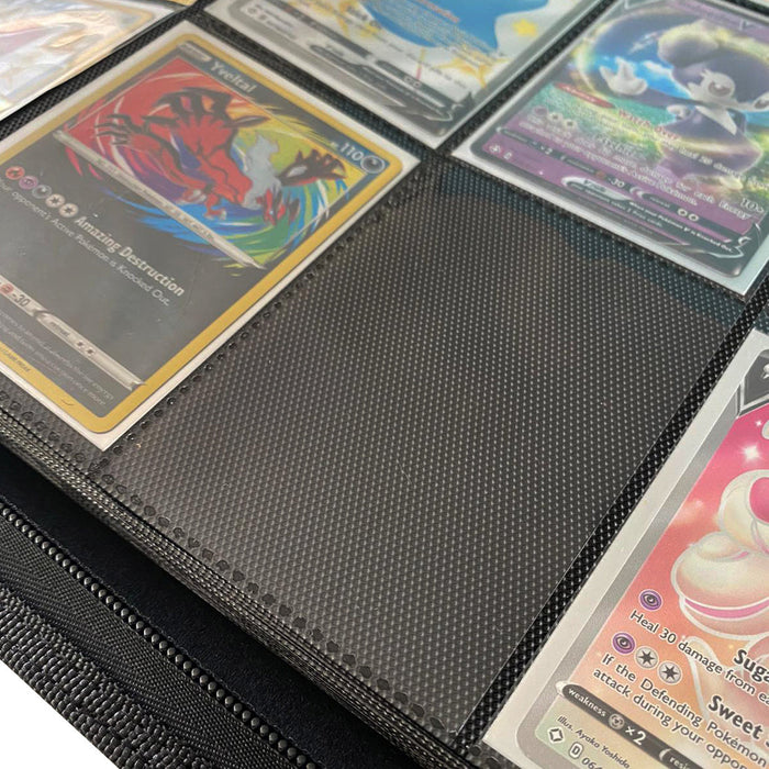 Pokémon Kaarten Verzamelmap Voor 480 Kaarten / 12-Pocket Binder - Zwart (Nieuw)