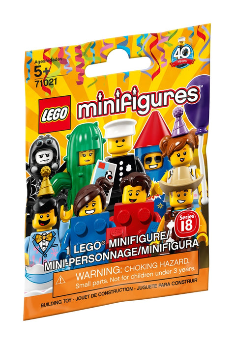 Minifigures Serie 18 - 1 Zakje - 71021 (Nieuw)