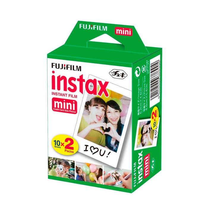 Instax Mini Instant Fotopapier met Wit Kader - 20 Vellen (Nieuw)