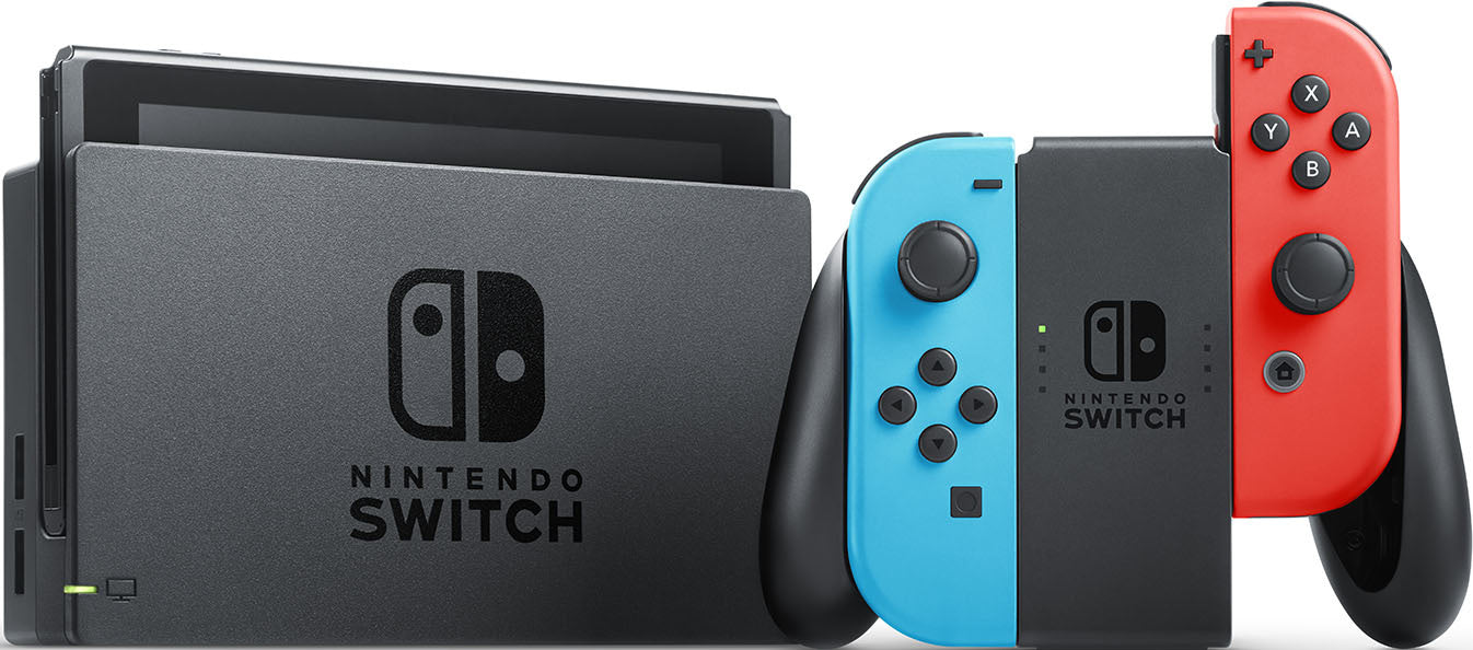 Switch Console Set - Blauw/Rood