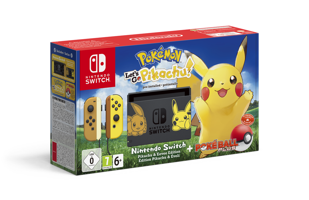 Switch Console Set - Let's Go Pikachu Bundel (In doos)