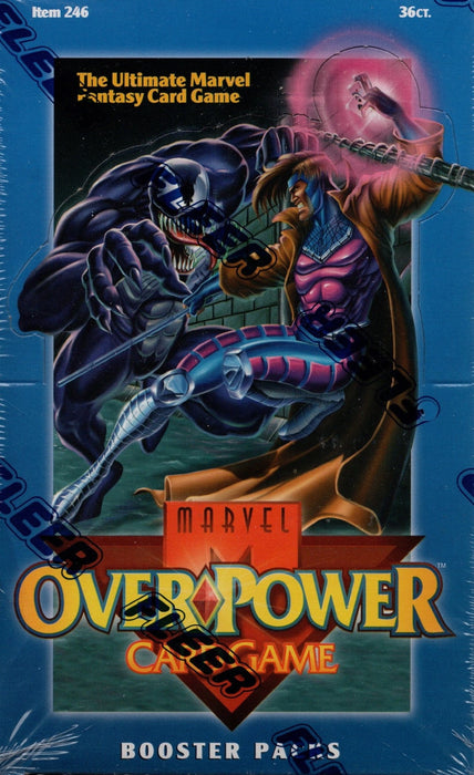 Marvel Overpower Card Game Booster Box uit 1995 (36 boosters)