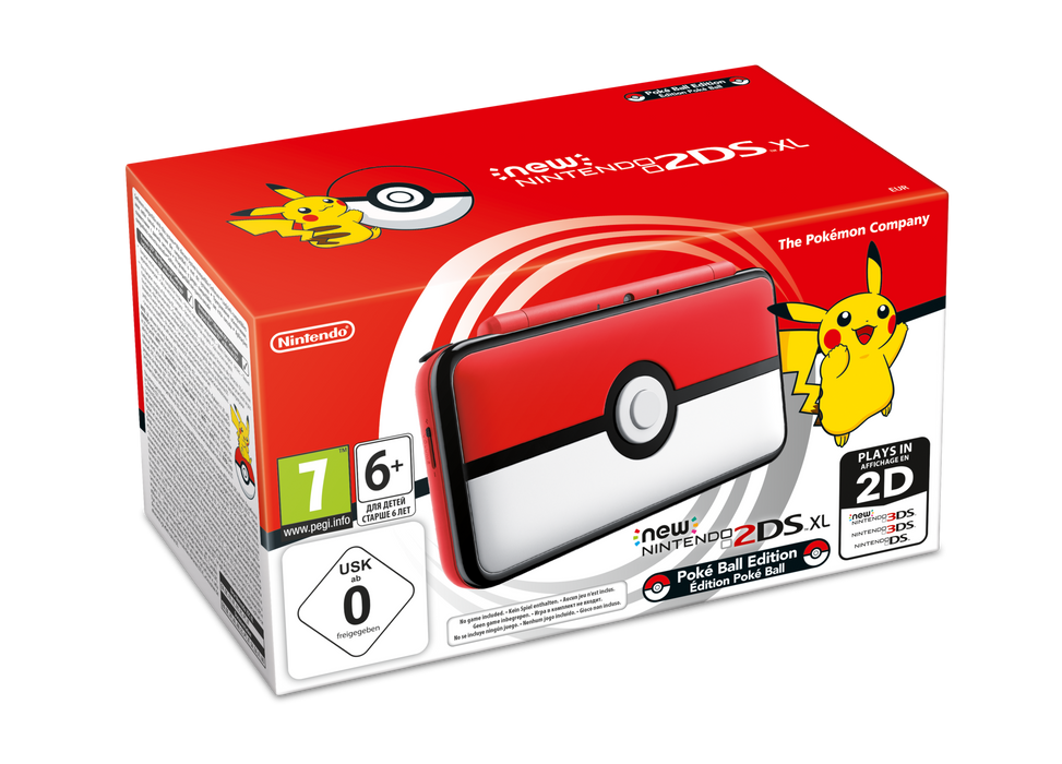 New 2DS XL Console - Pokemon Poke Ball Edition (in doos)