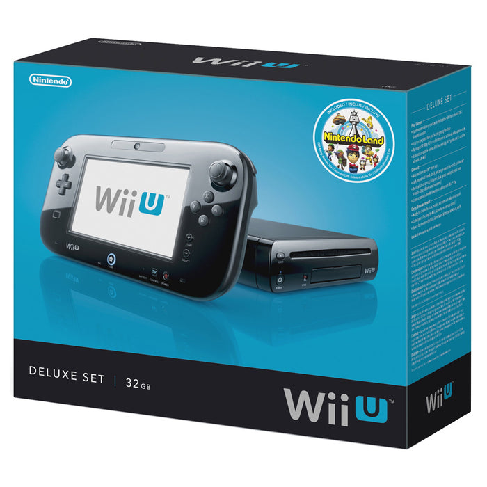 Wii U Premium Console incl. Gamepad - Zwart + Land Bundel (In doos)