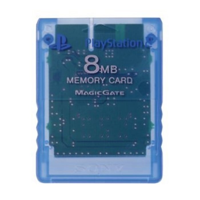 Playstation 2 - 8MB Memory Card - Blauw