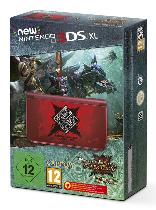 New 3DS XL Console - Monster Hunter Generations Edition (in doos)